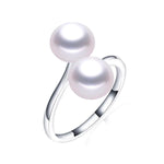 Natural Freshwater Pearl Ring for WomenresizableCHINA