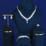 Wedding Festival Luxurious Cubic Zirconia Jewelry SeSilver