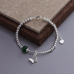 925 Sterling Silver Natural Pearl BraceletYC037