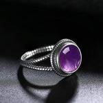 Flawless Vintage Natural Amethyst Rings For Women