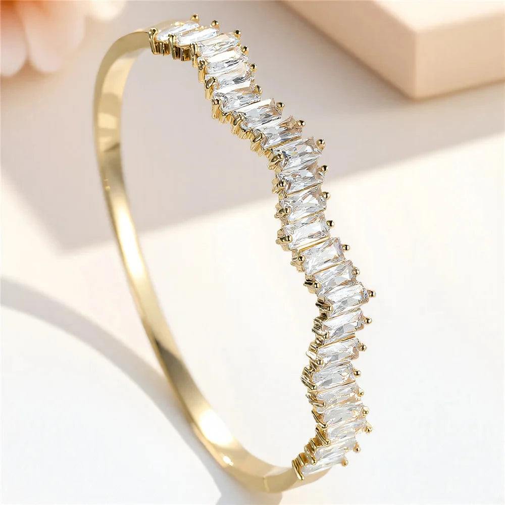 Women's Gold Zircon Bracelet