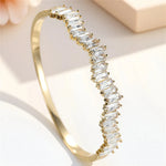 Women's Gold Zircon Bracelet