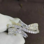 Sparkling Cubic Zirconia Ring for Women