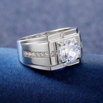 Elegant CZ Ring for Men – Wedding/Engagement