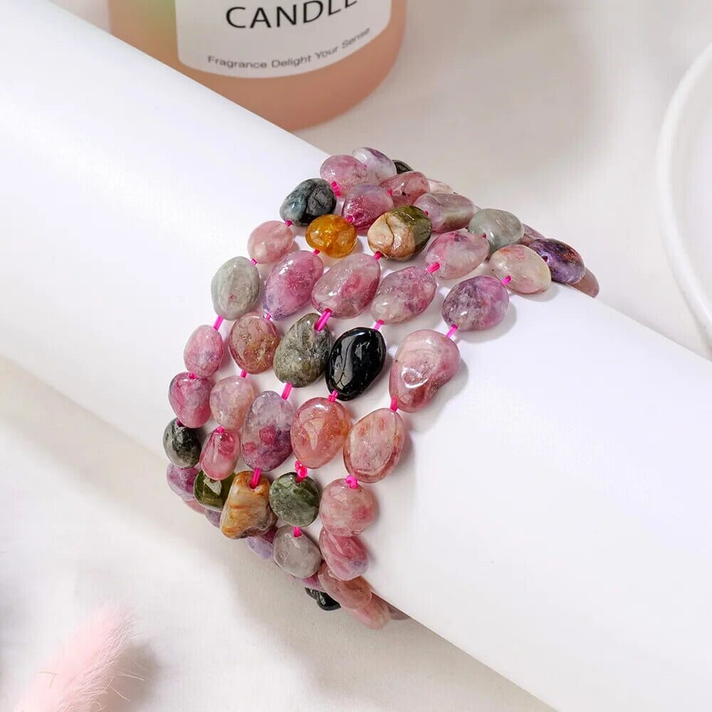 Tourmaline Crystal Tumble Stone BraceletBracelet