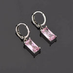 Rhinestone Zircon Cross Pendant EarringsStyle 2