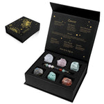 Aries Bracelet Constellation Sign Braided Bracelet With 6 Natural Stone Jewelry for Women/MenCancer6.22-7.22