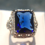 Blue Sapphire Rings For Women Charmsblue10