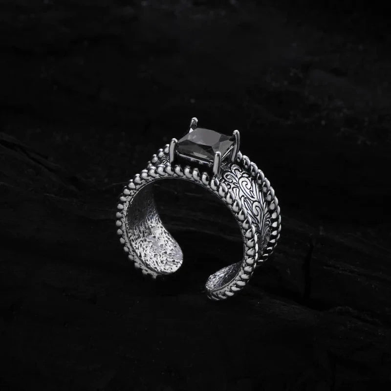 925 Sterling Silver Topaz Ring Lace Hollowing30HLZY2058-02CHINA