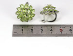 Twirl Leaves Peridot Stones 925 Sterling Silver Jewelry SeyJewelry Sets