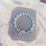 Opal Sea Blue Treasure Moonlight Crystal BraceletA8