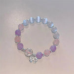 Opal Sea Blue Treasure Moonlight Crystal BraceletA13