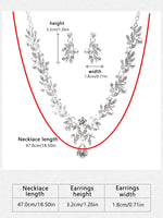 Personalized Necklace Earring Set Exquisite and Elegant for Ladies