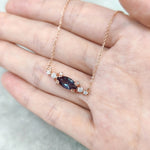 Gem's Beauty Marquise Cut 5x10mm Color Change Alexandrite 925 Sterling Silver