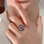 Color Changing Alexandrite Jewelry Sets 925 Sterling Silver