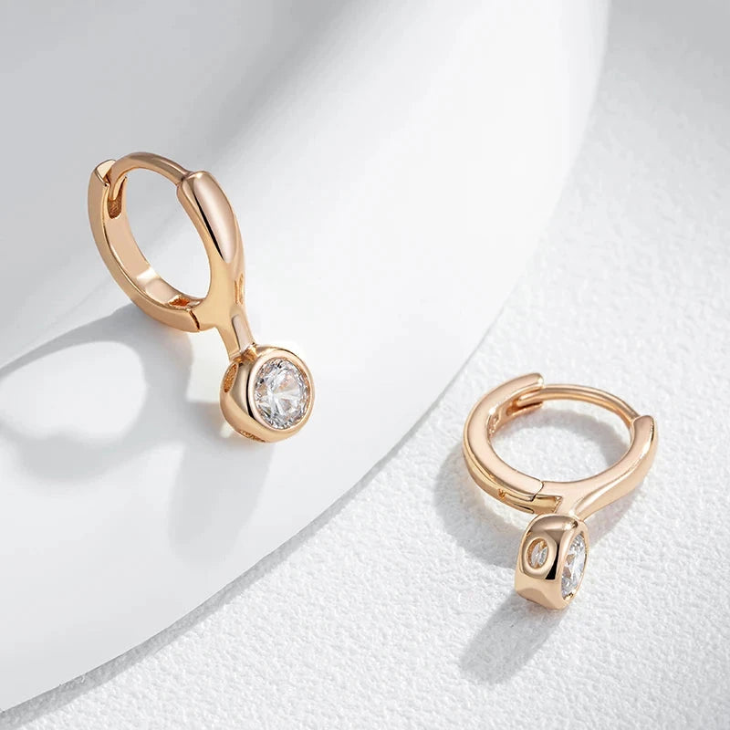 Fine Rose Gold Eardrop Earrings for Women