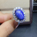 Star Sapphire 925 Sterling Silver RingRing4