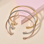 Vintage Unisex Stainless Steel Bangle