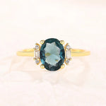 Luxury Oval Zirconia Ring for Women