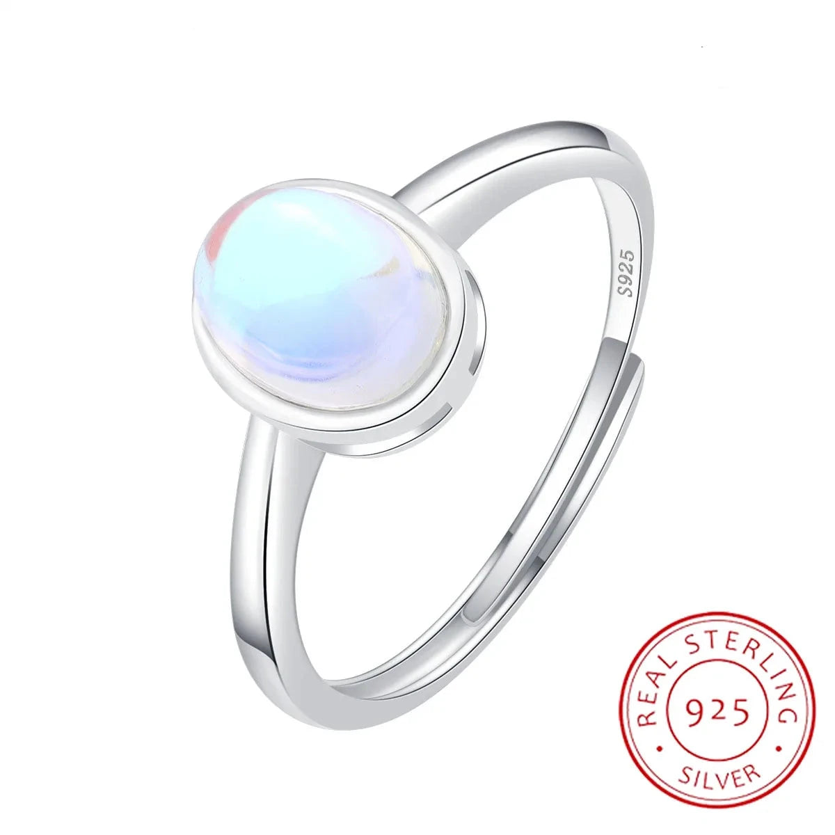 Oval Aquamarine Opal Couple Ring For Women