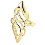 Hollow Out Modern Shaped Finger Ring for Women
