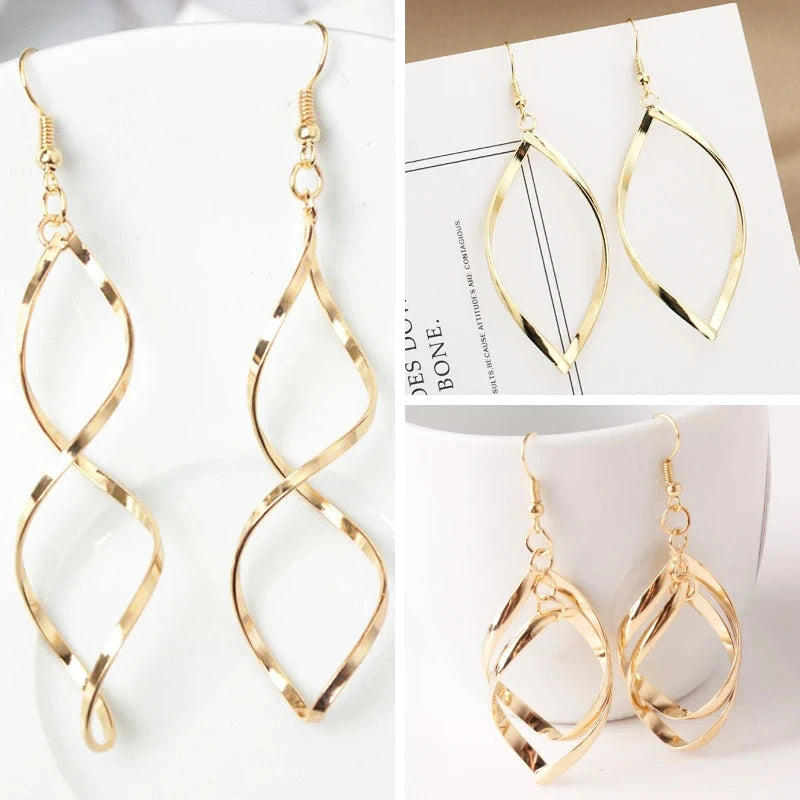 Spiral Women's Hook Earrings