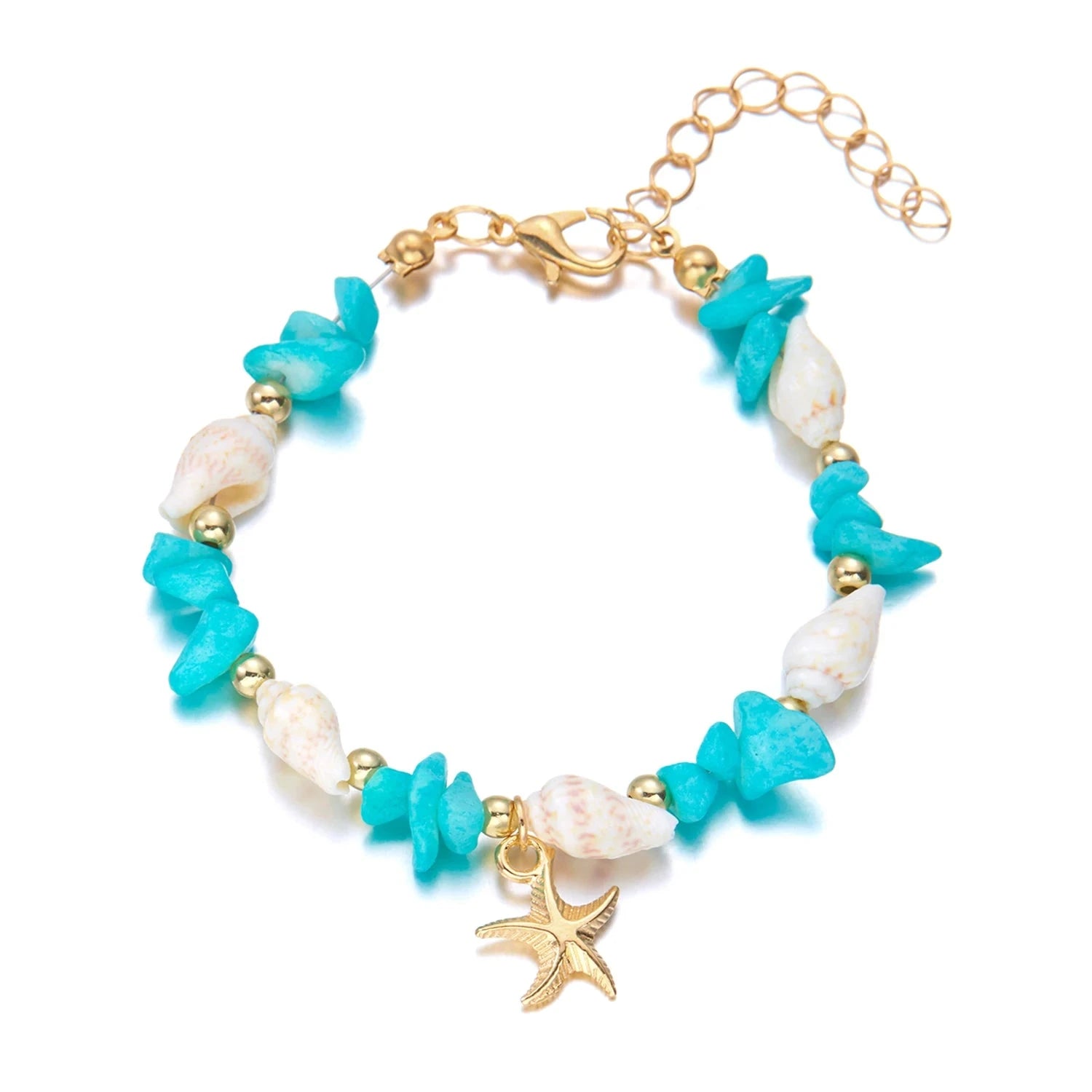 Bohemian Starfish Pendant BraceletBR25Y0139-4