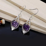 Amethyst Shell Earrings