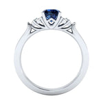 Sapphire Ring European and American Princess Engagement Ring