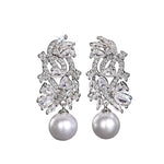 Horse Eye Geometric Pearl Earrings – High-End LuxuryE4257