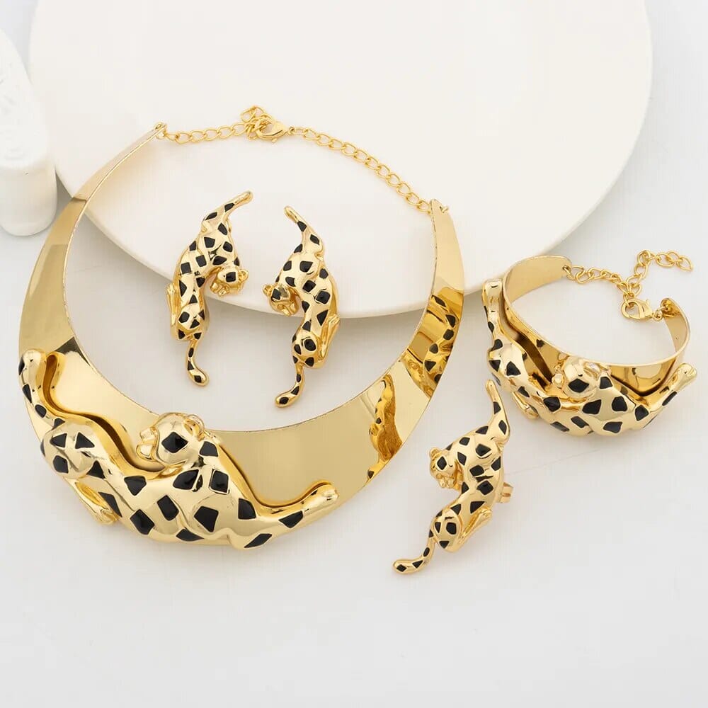 Leopard Gold Jewelry SetJewelry Set
