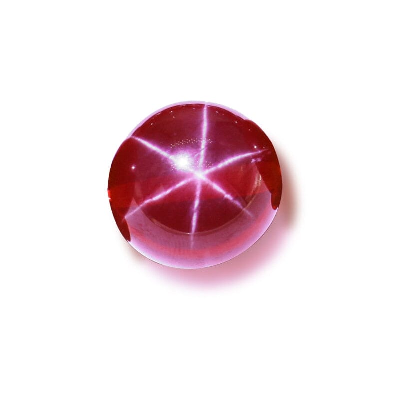 Red Ruby Stone Star Round Ball Beads Braceletbracelet8mm