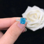 Aquamarine Ring Hand Jewelry