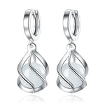 925 Sterling Silver Women Earrings Pendant Fashion1