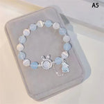 Opal Sea Blue Treasure Moonlight Crystal BraceletA5