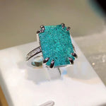 Paraiba Tourmaline Gemstones Ring for Charm Lady