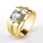 Elegant CZ Ring for Men – Wedding/EngagementQ9808