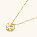 Round Moissanite Pendant Necklace