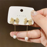 Trend Unique Design Elegant Delicate Zircon Butterfly Tassel EarringsED112