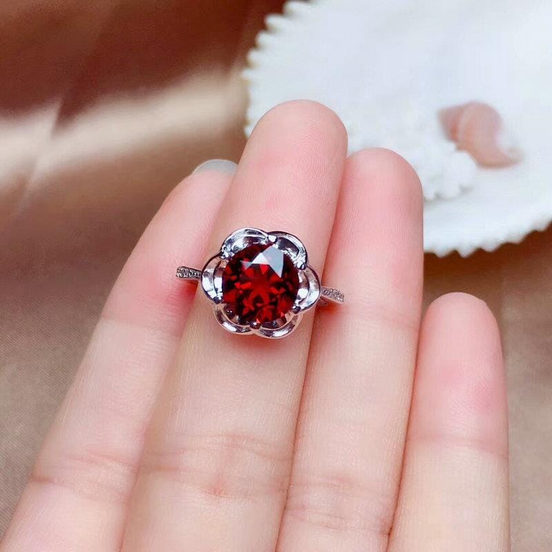 Blood Ruby Silver RingRing
