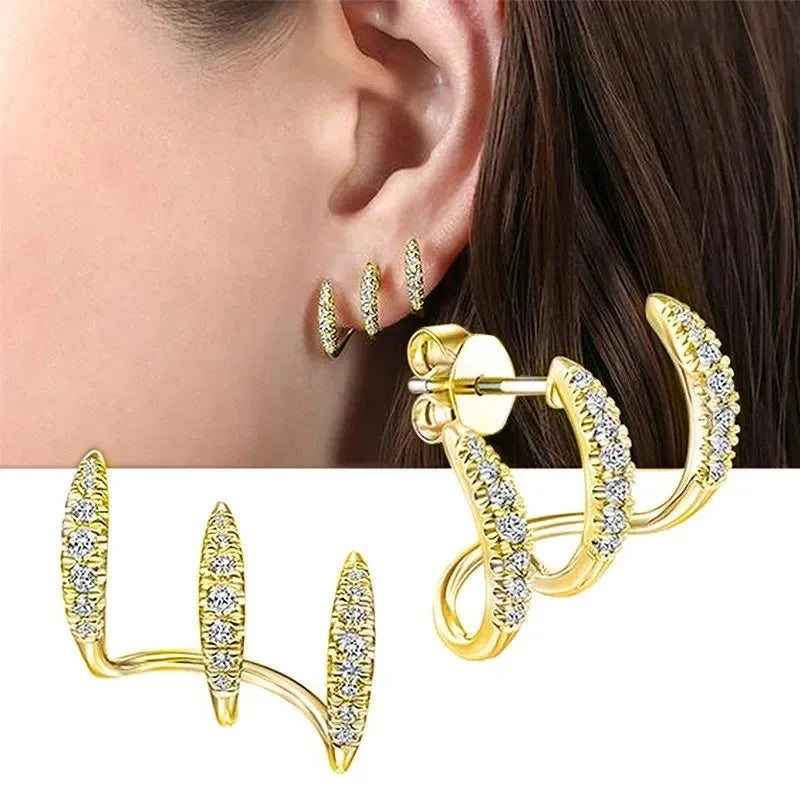 Sterling Silver Claws Earrings