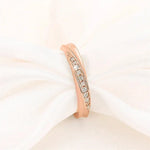 Luxury Rings Paved One-line CZ for WomenQ76110