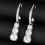 Elegant CZ Drop Earrings for Women