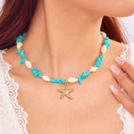 Bohemian Starfish Pendant BraceletNC25Y0101-4