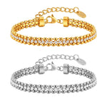 Cubic Zirconia Tennis BraceletBR-2440S