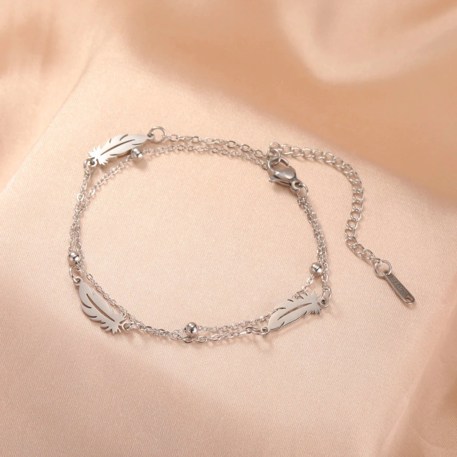 Women’s Stainless Steel Charm Bracelet