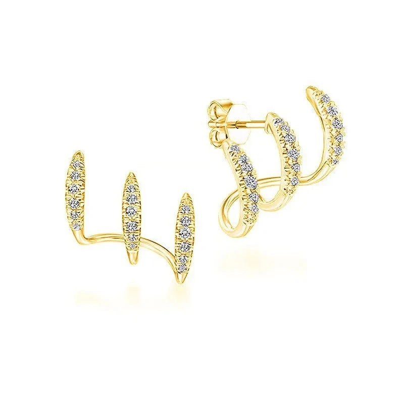 Sterling Silver Claws Earrings