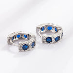 925 Sterling Silver Zircon Ring Engagement Stud Earrings For Women Wedding Luxury Jewelry Ladies Wholesale Prevent Allergies
