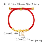 Adjustable Rope Bracelet Love Charm
