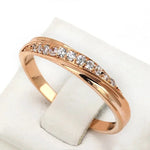 Luxury Rings Paved One-line CZ for Women
